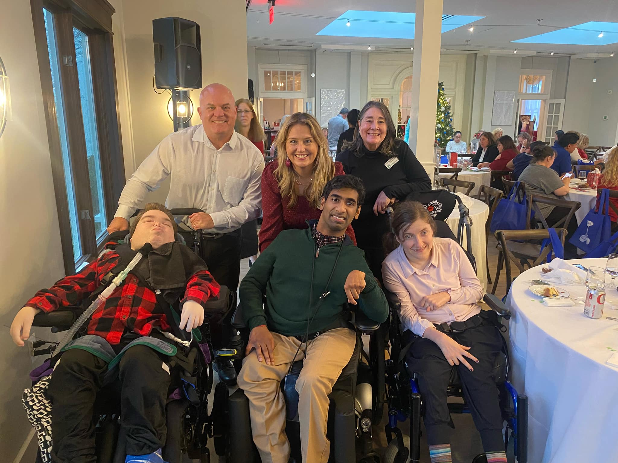 SPARC group shot at Christmas tea